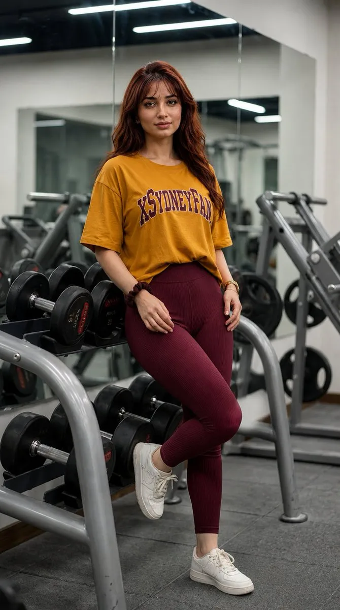 Gym Selfie Portrait