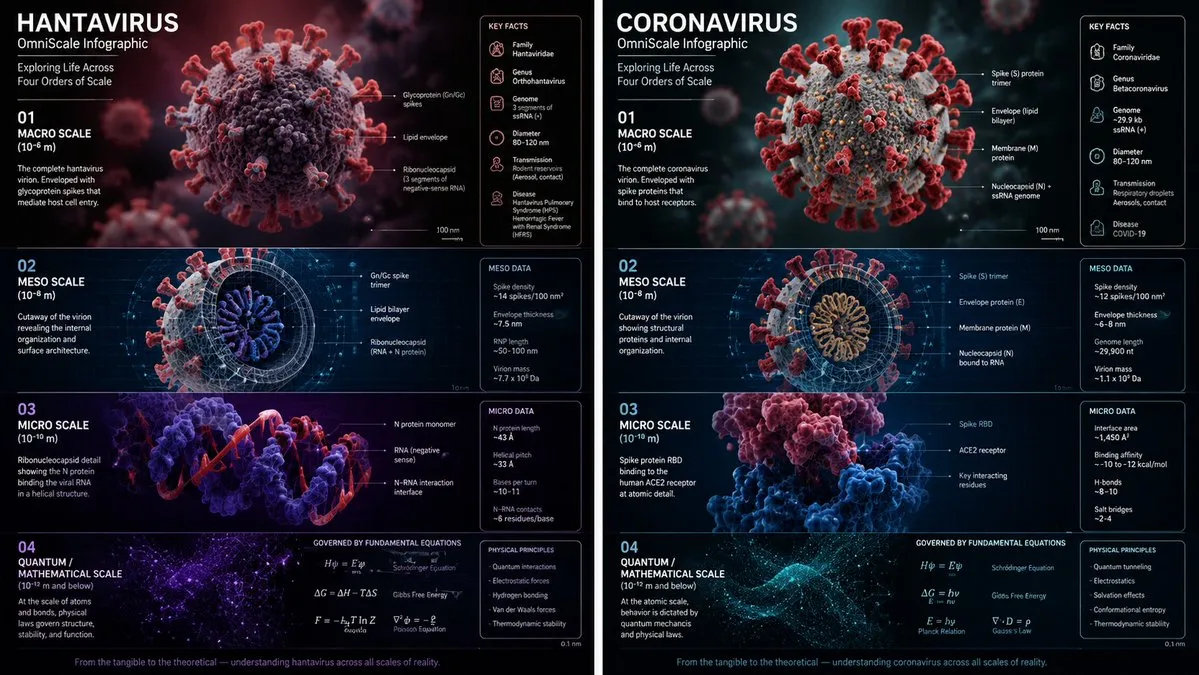 OmniScale Hantavirus & Coronavirus Infographics