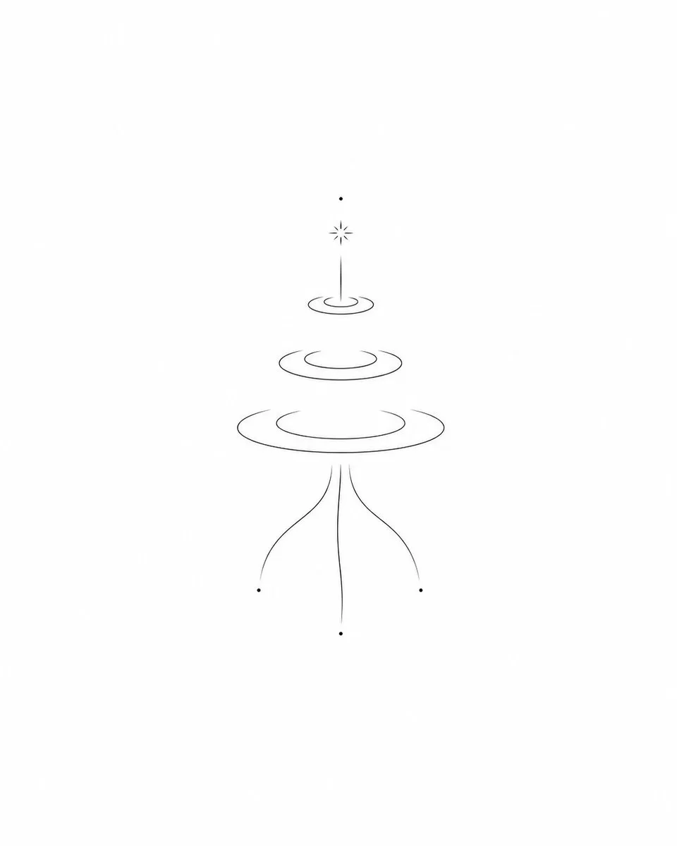 Butterfly Effect Minimalist Tattoo Design