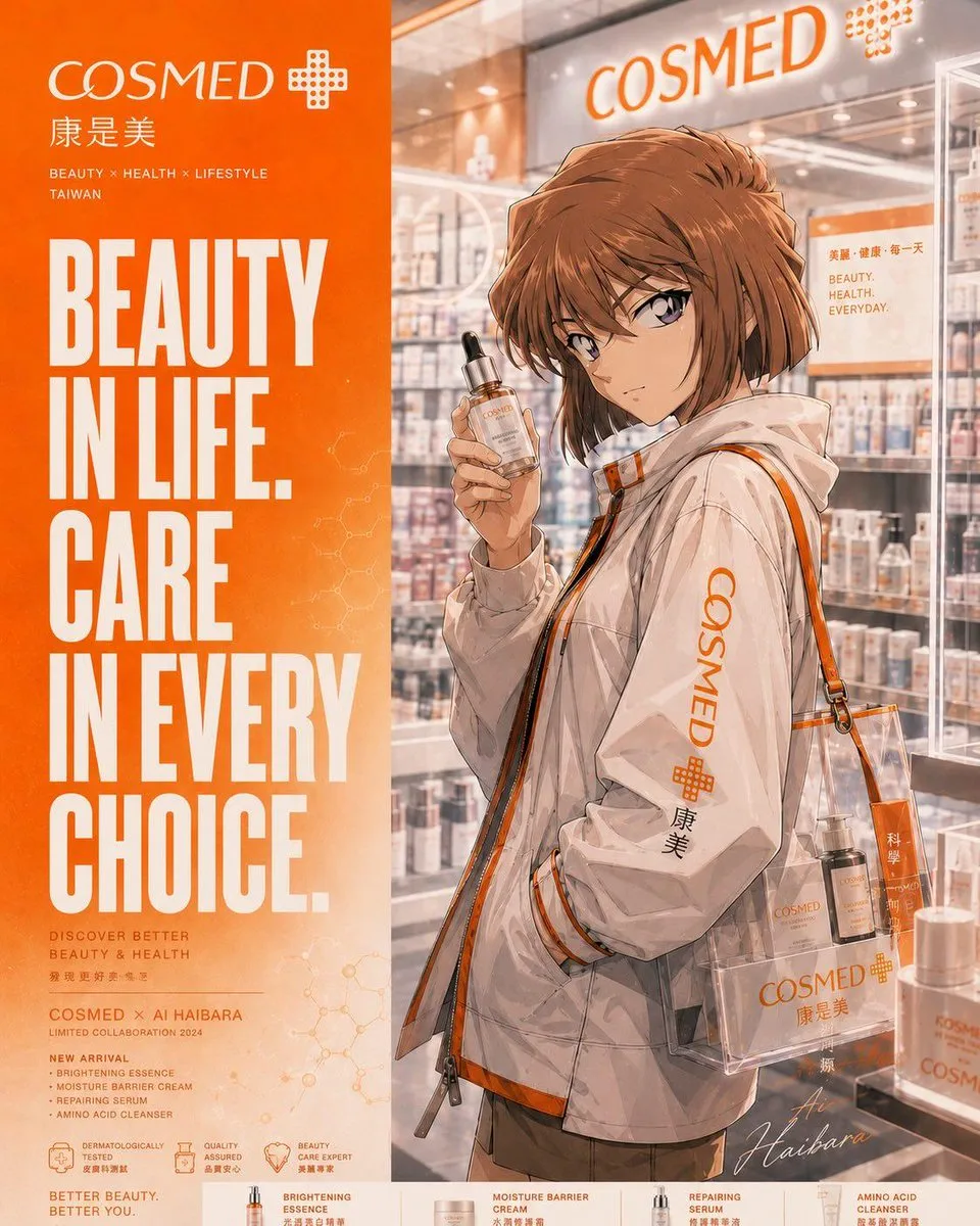 COSMED Anime Beauty Poster