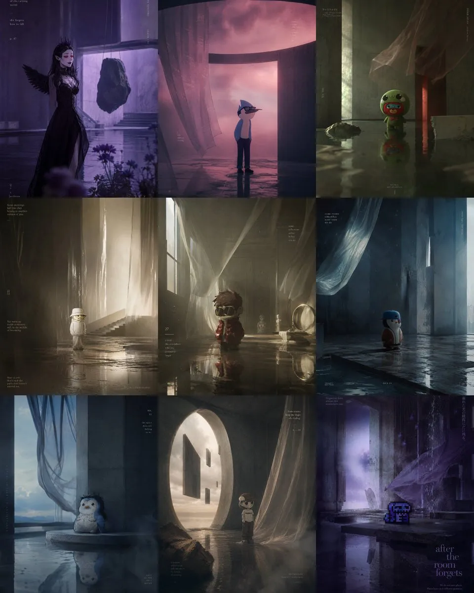 Surreal Neo-Romantic Cinematic Character Study