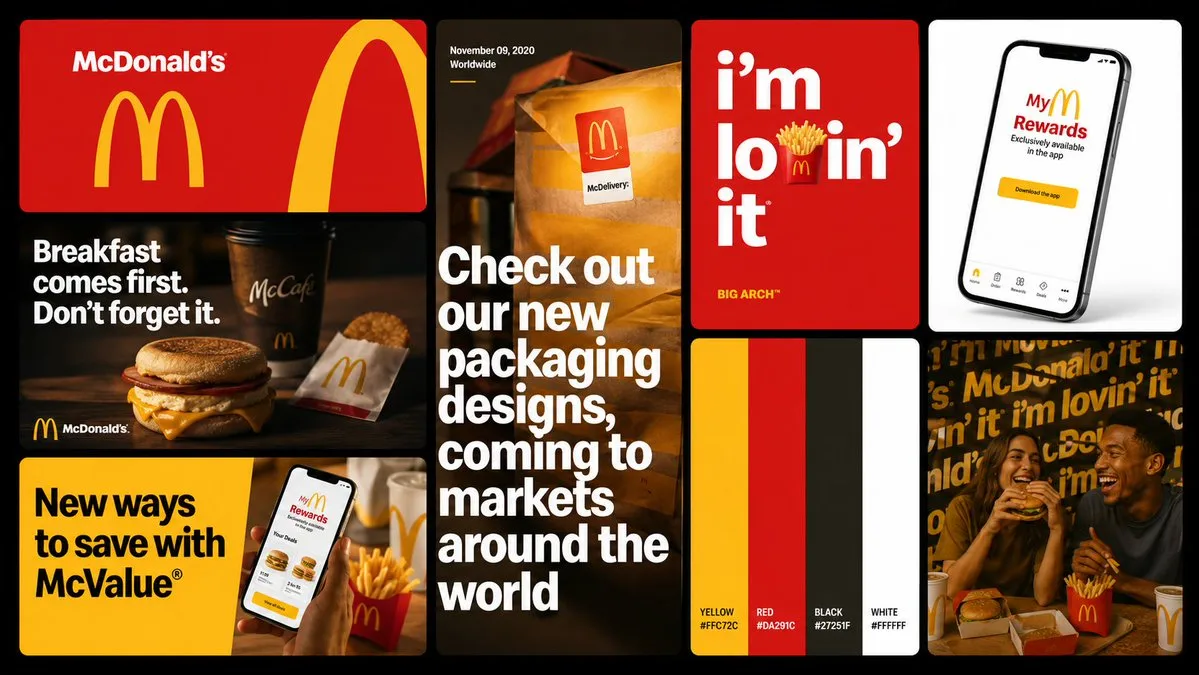 McDonald's Brand Identity Moodboard