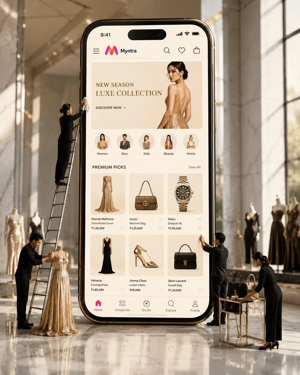 Luxury Fashion E-commerce Mobile App