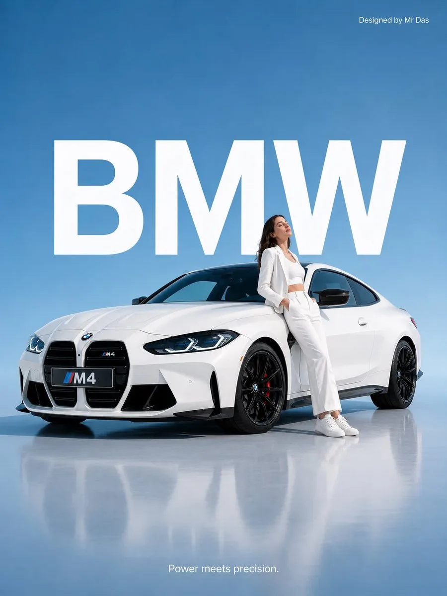BMW M4 Minimalist Commercial Ad