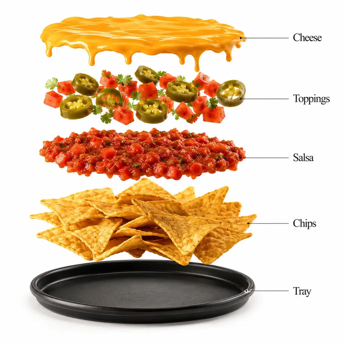 Nachos Supreme Exploded Infographic