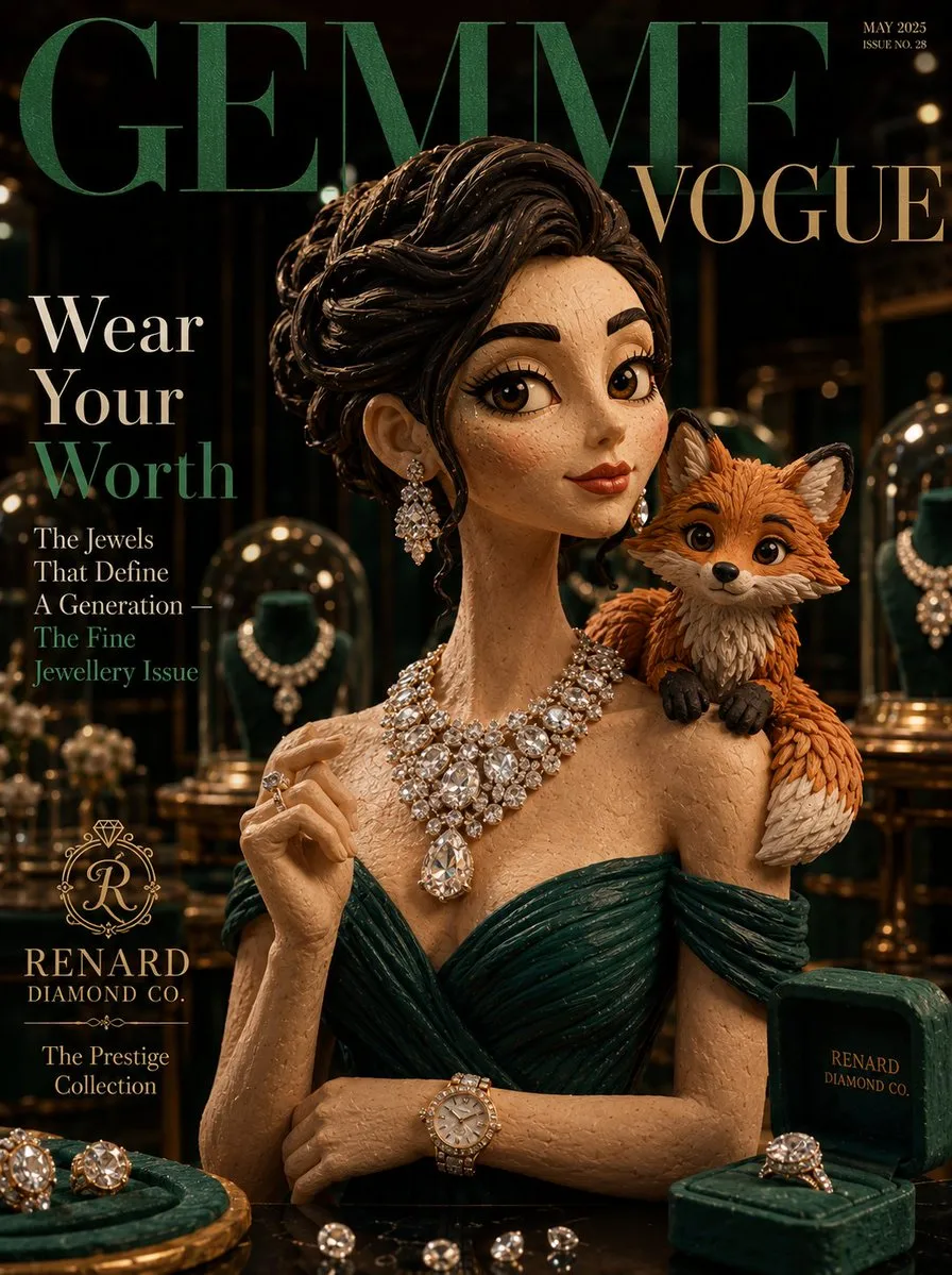 GEMME VOGUE Luxury Claymation Magazine Cover