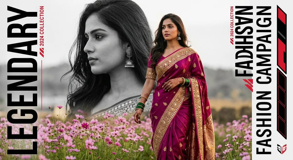 Indian Fashion Legend Poster Campaign