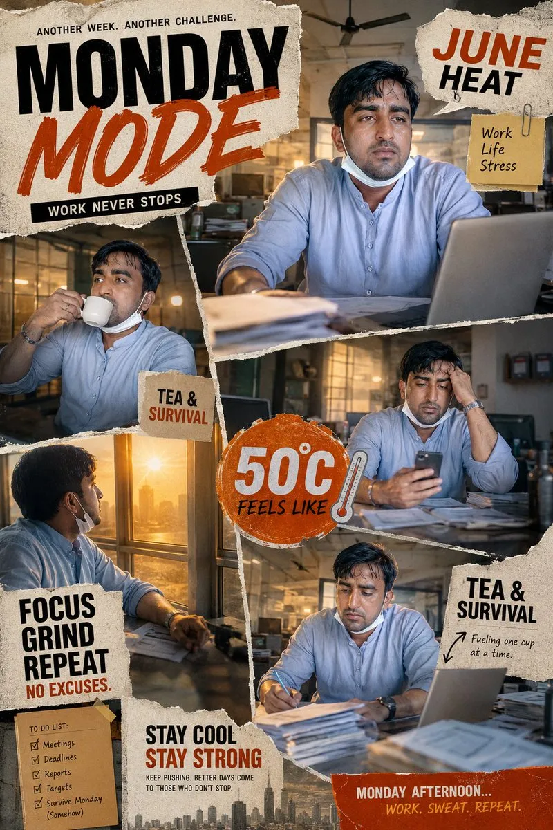 Monday Mode: June Heat & Work Survival