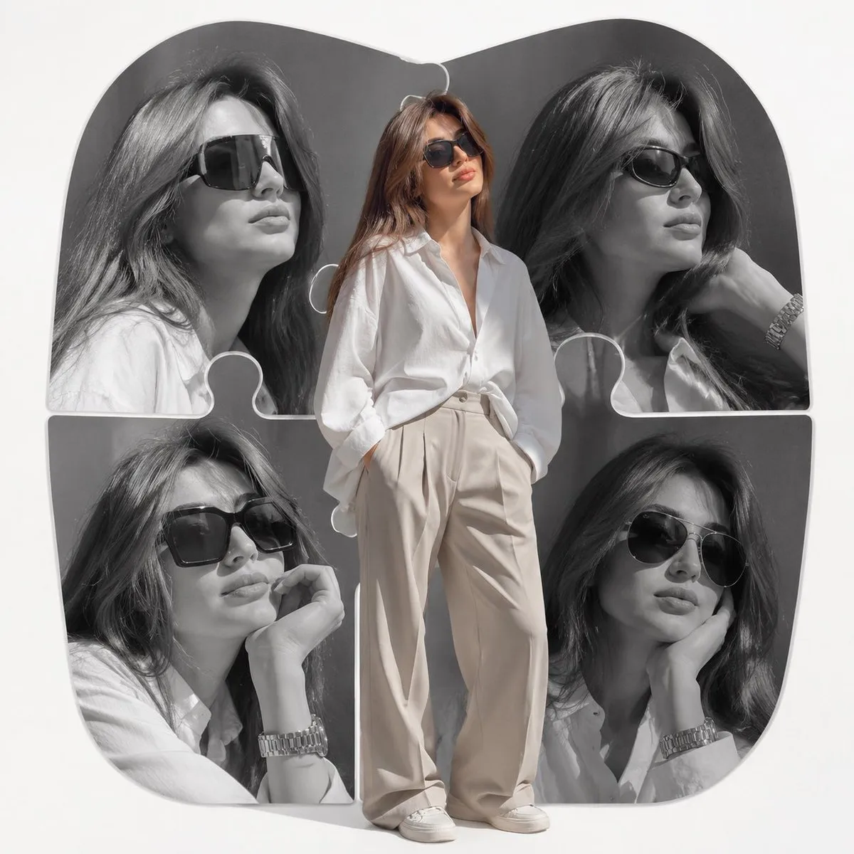 Fashion Editorial Collage Poster