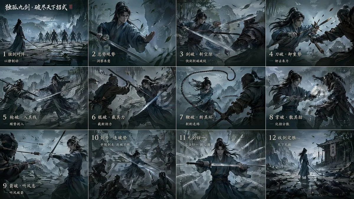 Dugu Nine Swords: Breaking All Moves Storyboard