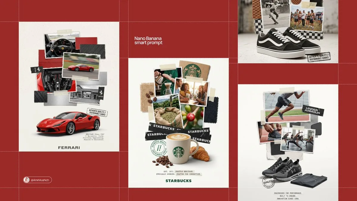 Brand Collage Poster Template