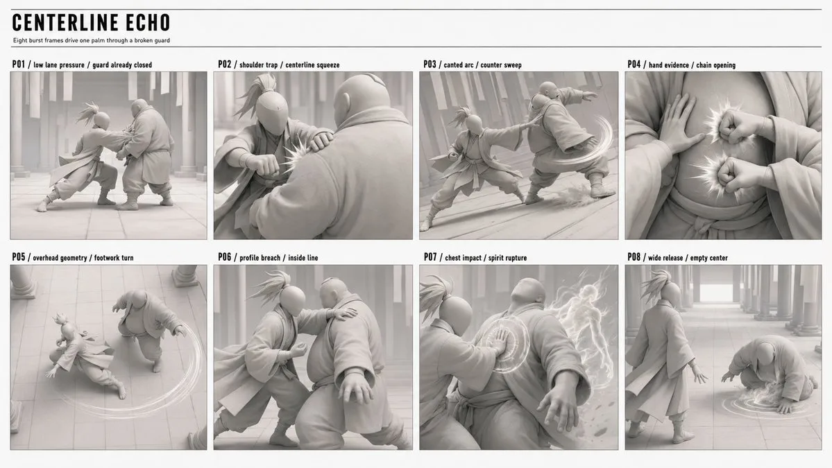 Centerline Echo: Wing Chun Storyboard