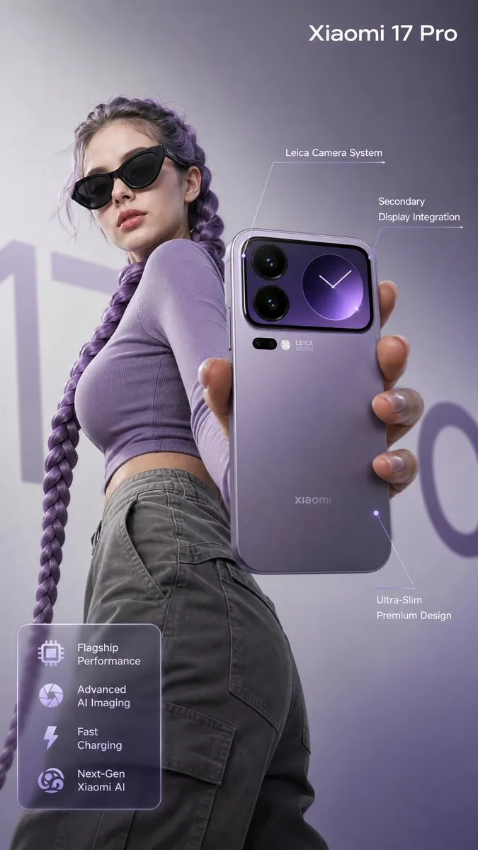 Xiaomi 17 Pro Smartphone Advertisement