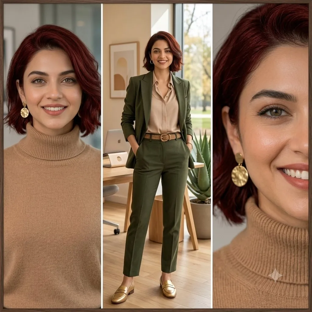 Professional Portrait Triptych
