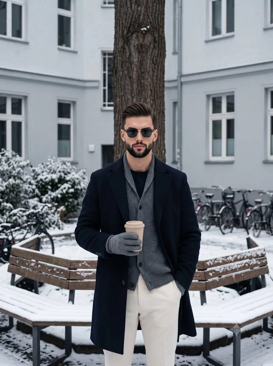 Winter Street Style Editorial Portrait