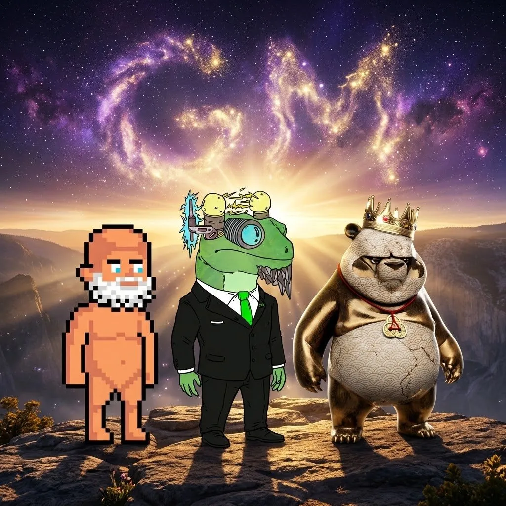 Three Legends at Cosmic Sunrise