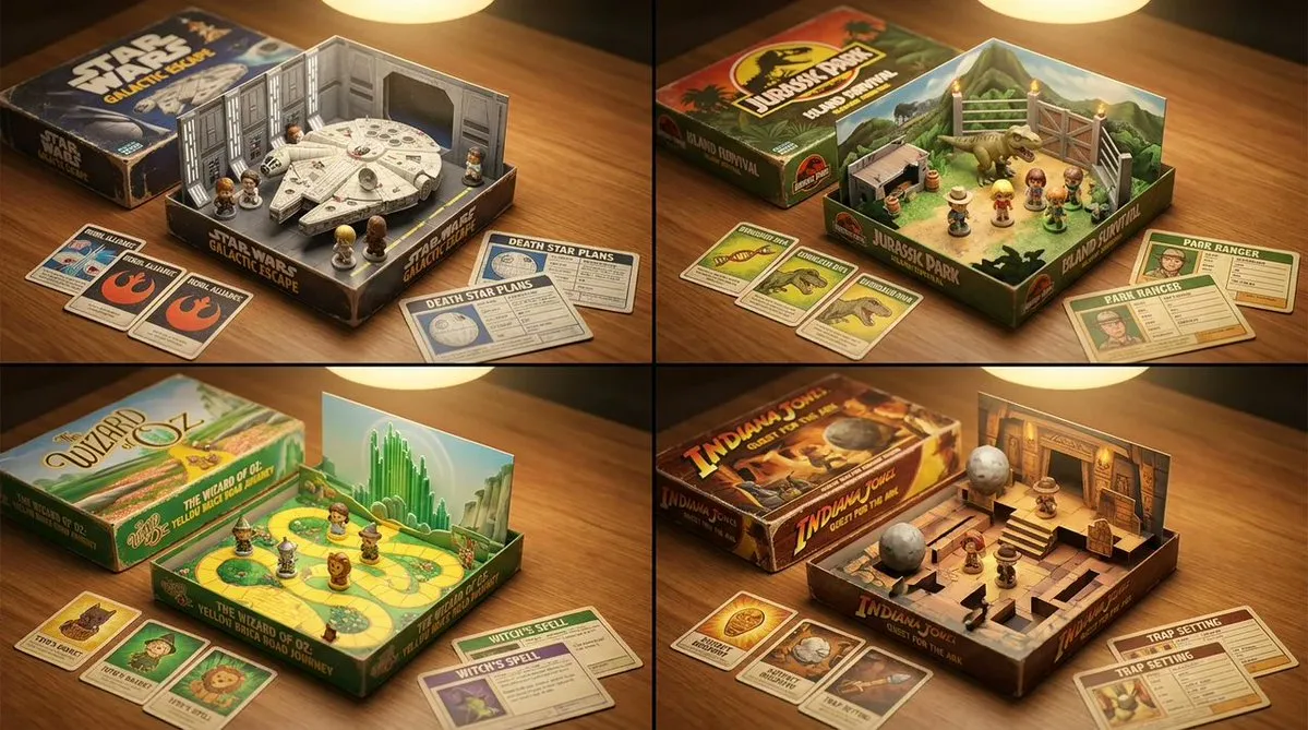 Movie Board Games 2x2 Grid
