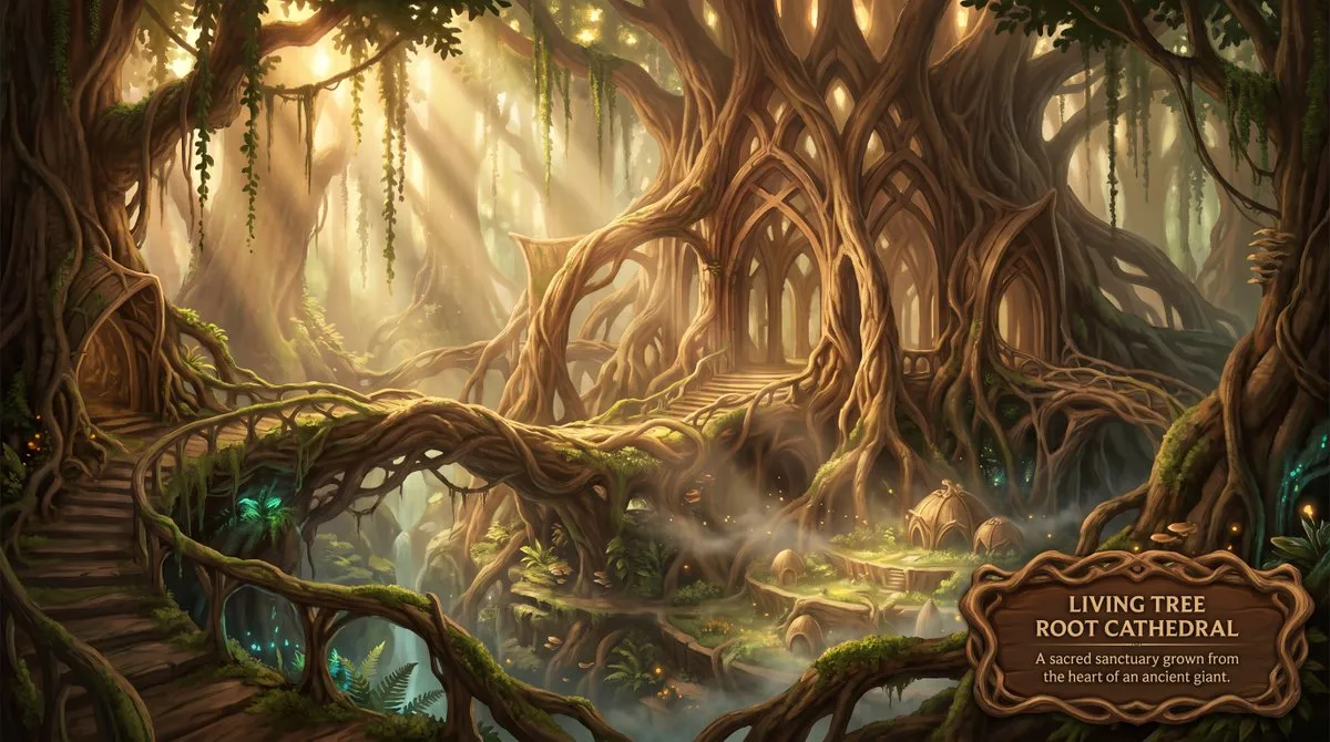 Living Tree Root Cathedral