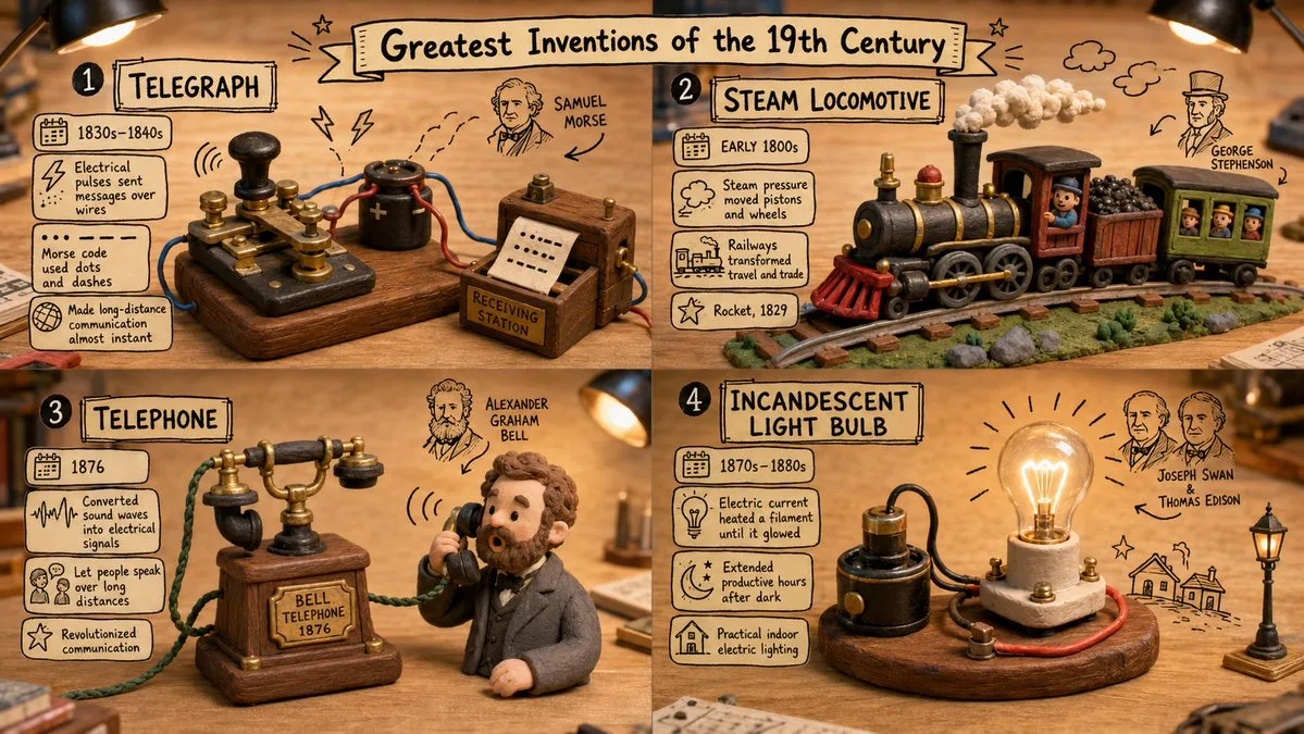 Greatest Inventions of the 19th Century Claymation