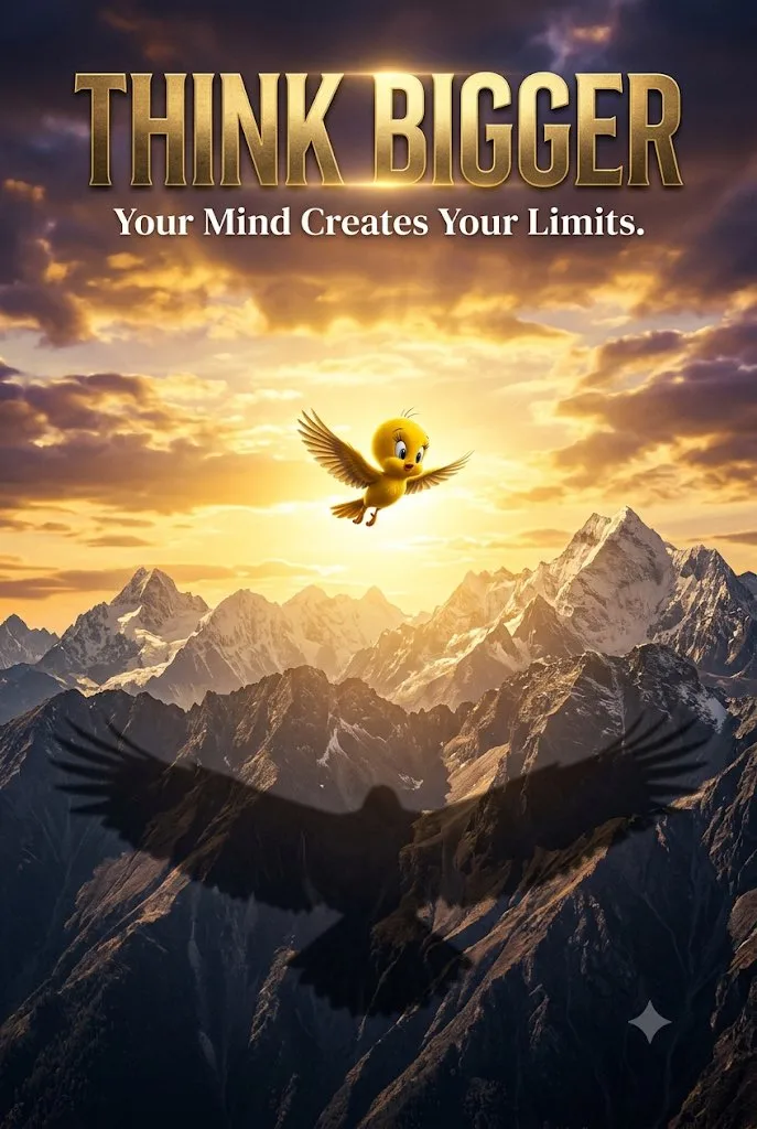 Think Bigger Motivational Poster