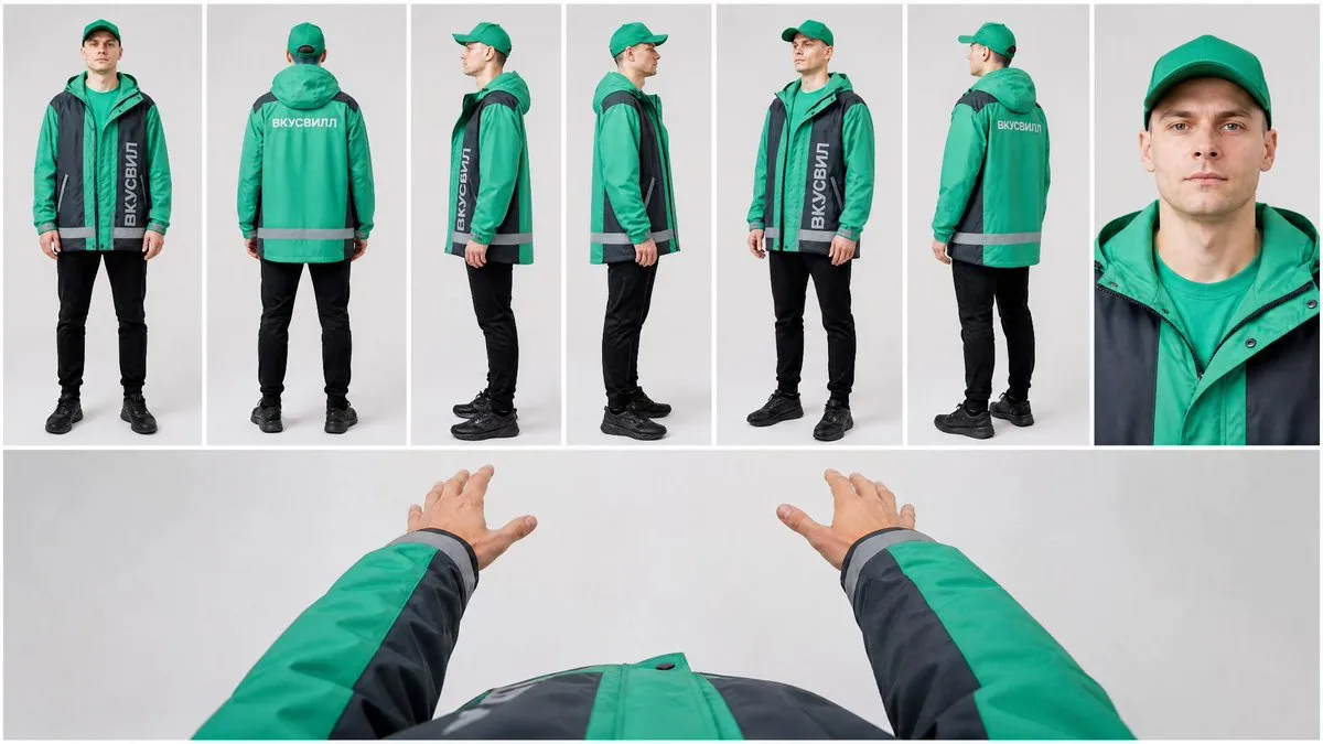 Delivery Courier Uniform Turnaround Sheet