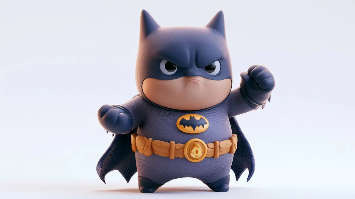 Cute Chunky Batman Character