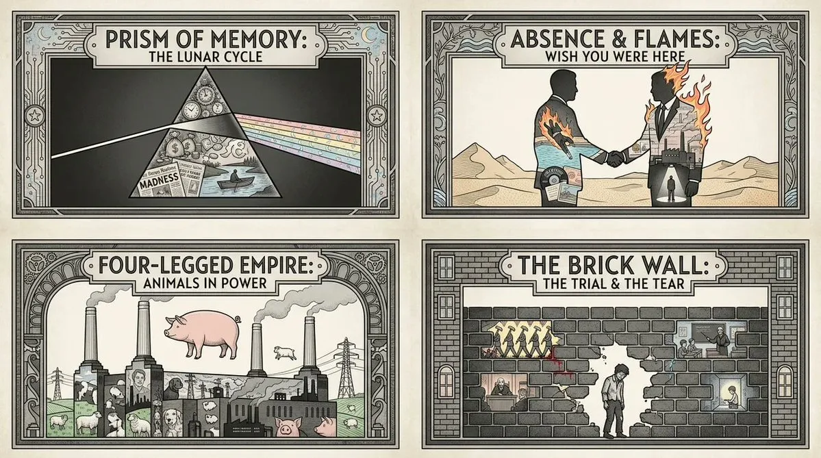 Pink Floyd Album Concepts as Symbolic Story-Posters