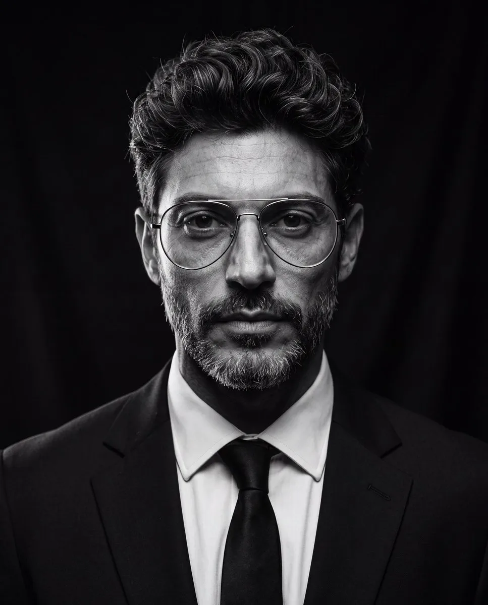 Luxury Editorial Portrait with Aviators