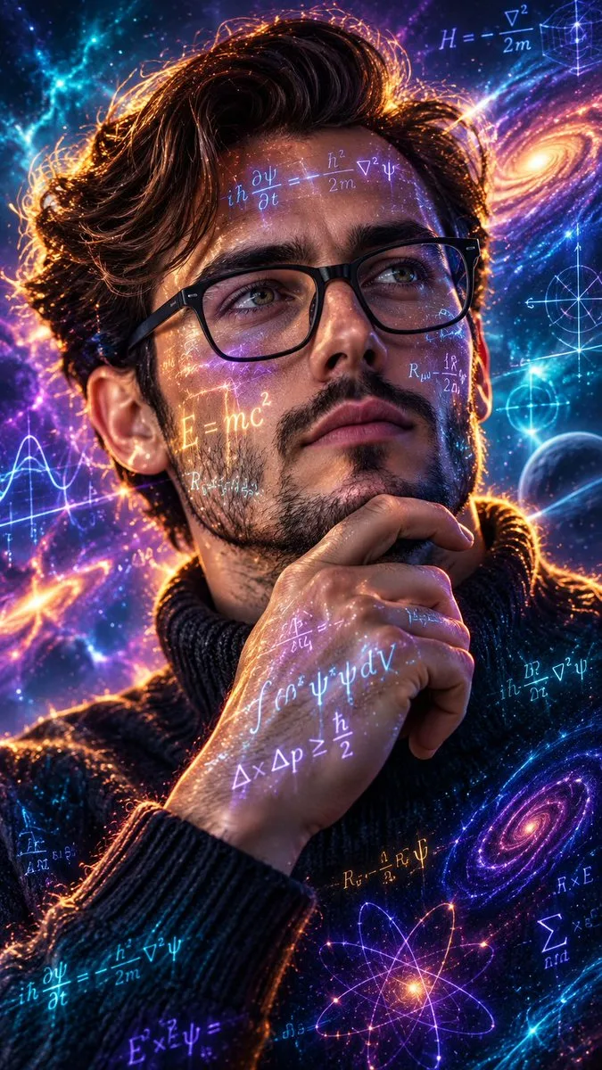 Intellectual Double Exposure Portrait