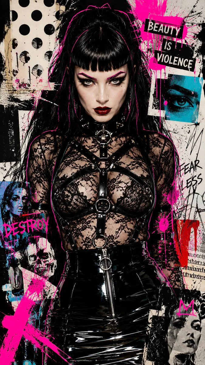 Gothic Femme Fatale Poster
