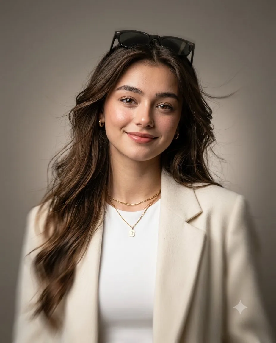 Quiet Luxury Fashion Portrait