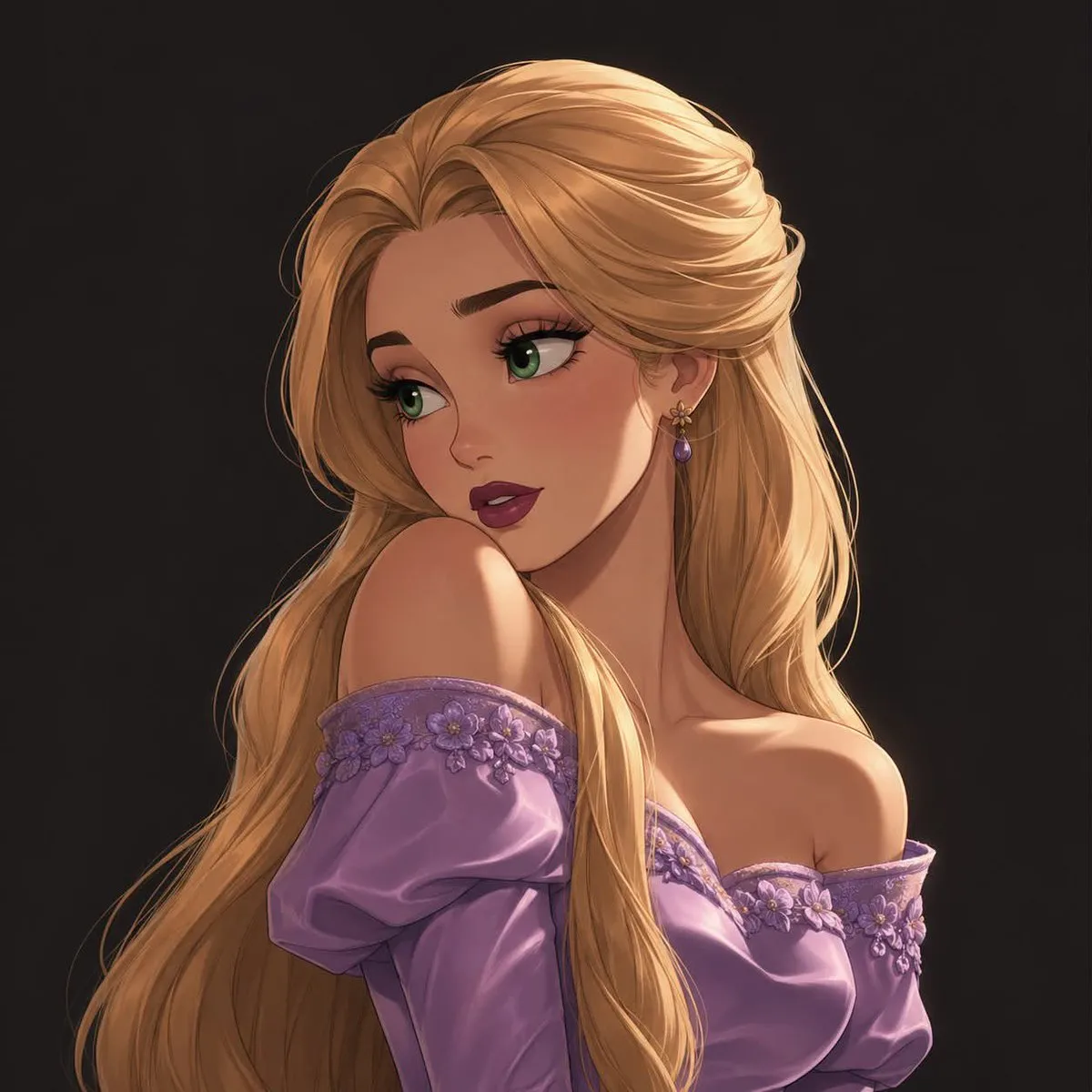 Elegant Fantasy Princess Portrait