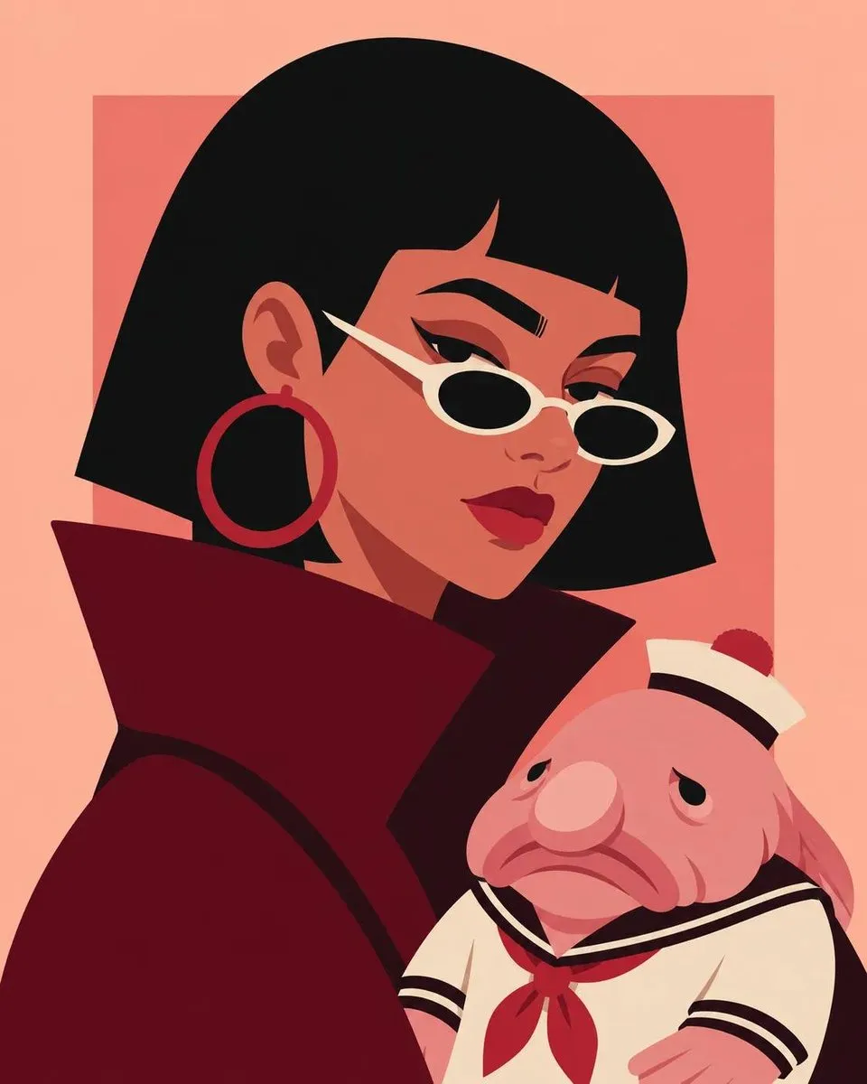 Editorial Geometric Portrait