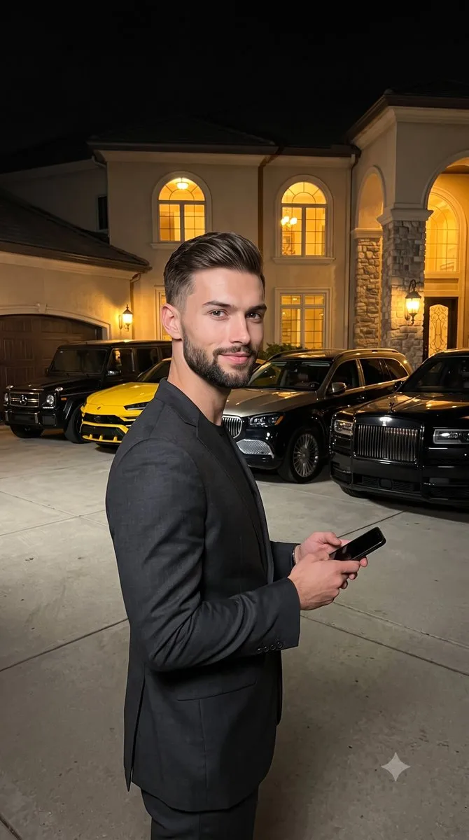 Luxury Cars at Night