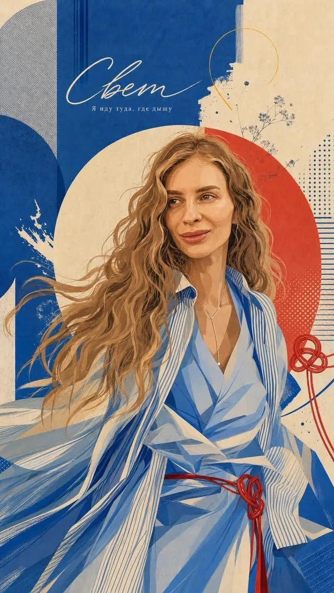 Editorial Mixed-Media Portraits