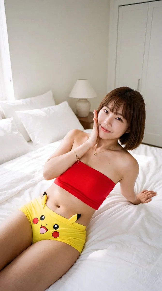 Pikachu Bedroom Portrait