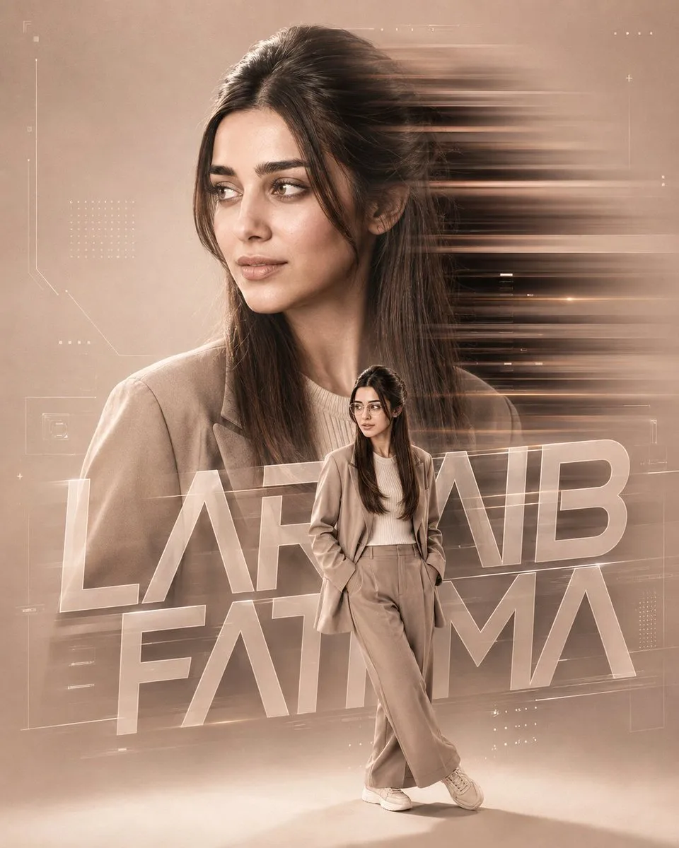Luxury Double-Exposure Fashion Poster