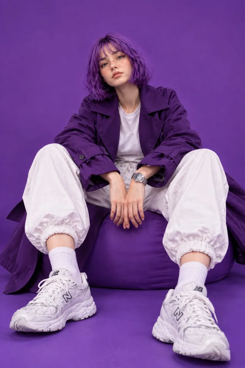 Violet Studio Fashion Portrait