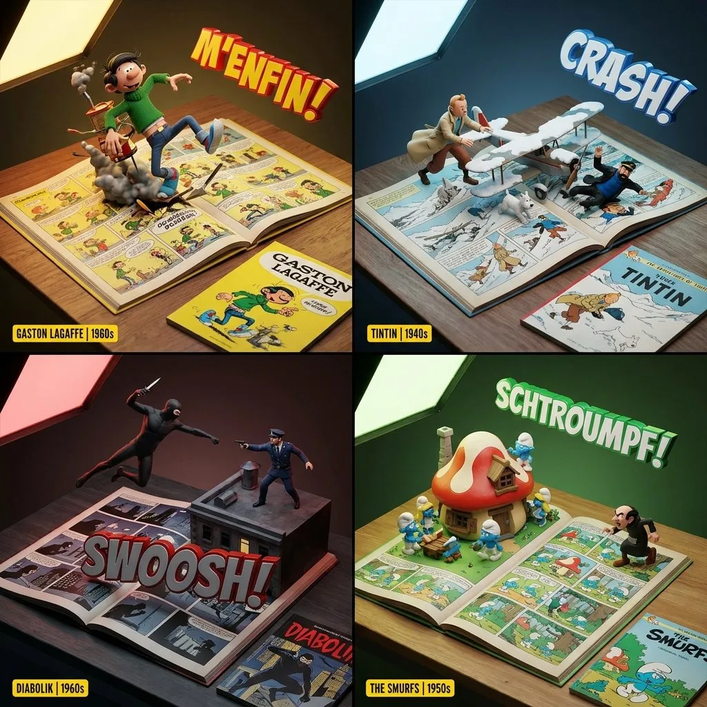 European Manga Dioramas